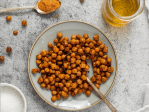 Snack: Roasted Chickpeas with Turmeric & Spices